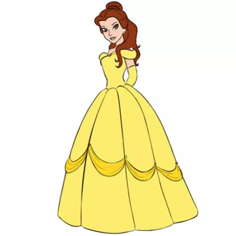 How to Draw Belle Belle Drawing Easy, Princess Belle Drawing, Belle Drawing, Budget Art, Simple Drawing Ideas, Easy Disney Drawings, Disney On A Budget, Disney Princess Belle, Princess Drawings