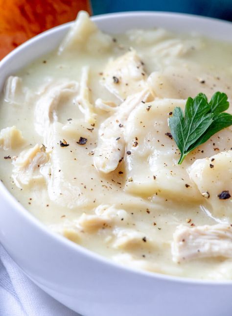 Homemade Chicken Dumplings Boiled Chicken And Dumplings, Stove Top Chicken And Dumplings, Cracker Barrel Chicken And Dumplings Recipe, Chicken And Dumplin Recipe, Chicken And Dumpling Soup, Dumplin Recipe, Best Chicken And Dumplings, Cracker Barrel Chicken, Stove Top Chicken