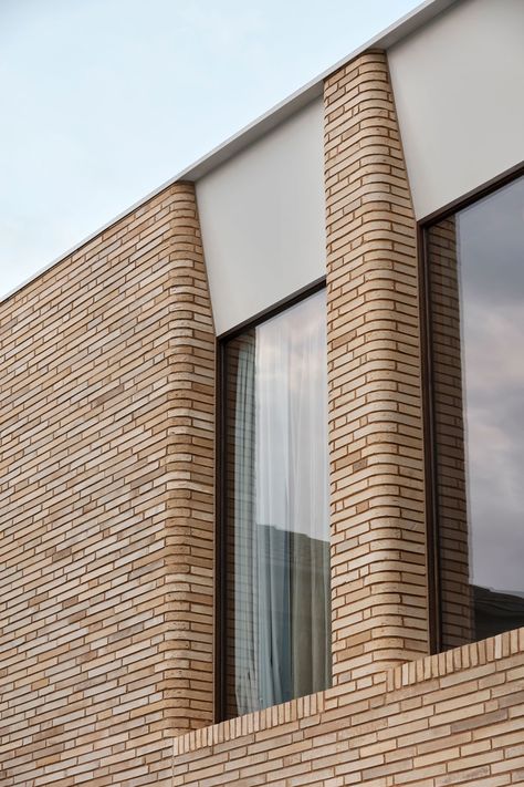 Kent House by Studio CoBe - Project Feature - The Local Project - The Local Project Brickwork Facade, Industrial Facade, Black Brick Wall, Retail Facade, Cladding Design, Modern Townhouse, Brick Detail, Duplex Design, Edwardian House