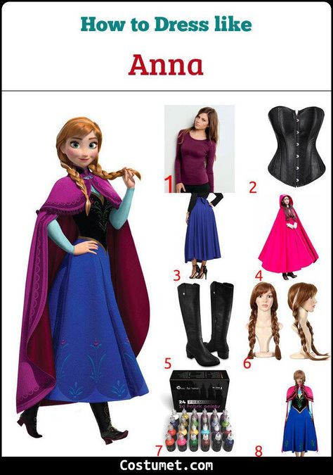 Adult Princess Anna Costume, Princess Anna Frozen Costume, Plus Size Disney Halloween Costumes, Anna Frozen Costume Diy, Elsa And Anna Cosplay, Anna Diy Costume Women, Diy Frozen Costume, Elsa Anna Costume, Anna Halloween Costume Adult