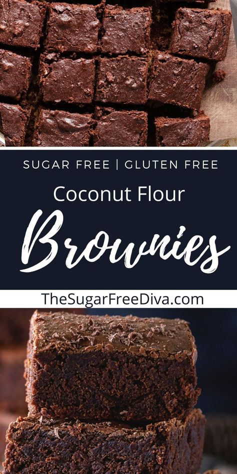 Keto Dessert No Almond Flour, Cake Recipes Coconut, Coconut Flour Desserts, Sugar Free Gluten Free Dessert, Keto Cake Recipes, Coconut Flour Brownies, Gluten Free Sugar Free Recipes, Unprocessed Recipes, Brownies Gluten Free