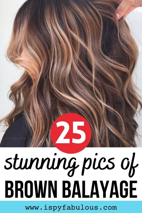 Brown Balayage Hair, Balayage Hair Color Ideas, Balayage Hair Color, Summer Hair Highlights, Spring Hair Color, Fall Hair Color For Brunettes, Caramel Highlights, Brown Hair Balayage, Brown Balayage