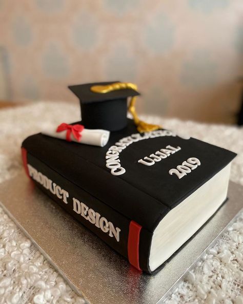 ButterKupCake on Instagram: “A graduation 🎓 book cake! Design chosen by the customer really enjoyed making this as it’s my first time making a book!😆 really proud of it…” Graduation Book Cake Designs, Graduation Cake Blue And White, Graduation Book Cake, Book Cake Design, Making A Book, Graduation Book, Book Cake, Graduation Cake, Cap And Gown