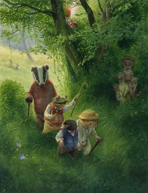 The Wind in the Willows - Grahame & Dunn - Editions Caurette The Wind In The Willows, Brambly Hedge, Storybook Art, Wind In The Willows, Fairytale Art, Art Et Illustration, Fairy Art, Beatrix Potter, Childrens Illustrations