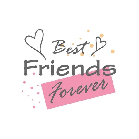 best friends forever with hearts detailed style icon vector design Besties Dp, Bff Day, Bff Forever, Asian Makeup Tutorials, Cool Galaxy Wallpapers, Galaxy Wallpapers, Kawaii Wallpapers, Best Friend Forever, Easy Paper Crafts Diy