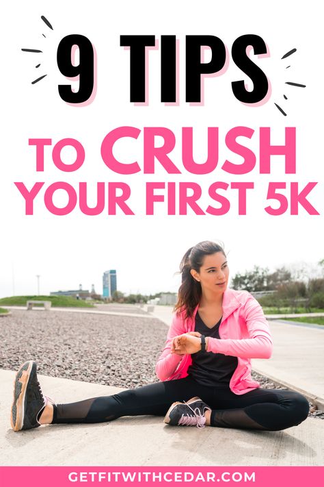 5k Tips Race Day, 5k Prep, Running Breathing, Running Tips For Beginners, Running A 5k, Beginner Runner Tips, Long Distance Running Tips, Running Attire, First 5k