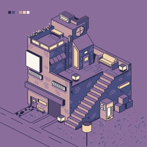 Isometric Pixel Art, Isometric Pixel, 8 Bit Art, Graveyard Shift, Pixel Game, Easy Pixel Art, Dreamy Artwork, Cool Pixel Art, 3d Blender