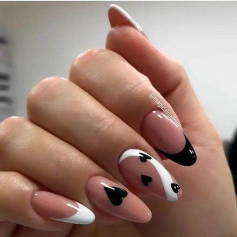 Acrylic Nails Almond Shape, Oval Shaped Nails, Shaped Nails, Almond Shape Nails, Almond Nails Designs, Almond Acrylic Nails, Almond Shape, White Nail, Oval Nails