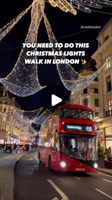 VISIT LONDON on Instagram: "You have to take this walk if you’re visiting London this festive season. Explore London’s most festive streets and experience the magic of the city’s Christmas lights on this must-do walking route. From Oxford Street to South Bank, this route is ideal for anyone who wants to tick off most of London’s stunning decorations in one day. Save this video for your next visit to London. 📍Central London #LetsDoLondon #VisitLondon" Weekend Routine, London Central, Outer Banks Cast, Visiting London, Battersea Power Station, Walks In London, Piccadilly Circus, Visiting England, Walking Routes