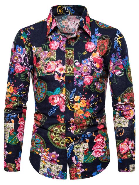 Floral Printed Long Sleeves Casual Shirt , #AFFILIATE, #Long, #Printed, #Floral, #Shirt, #Casual #affiliate Floral Men Shirt, Floral Print Shirts For Men Outfit, Printed Shirts Men Full Sleeve, Men’s Floral Dress Shirt, Bags Outfit, Mens Floral Rayon Shirt, Mens Shirts Online, Fit Clothes, Floral Long Sleeve Shirt