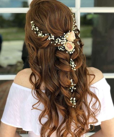 Hairstyle Indian Wedding, Hairstyle Indian, Headpiece Hairstyles, Engagement Hairstyles, Bridal Hair Buns, Bridal Hair Inspiration, Indian Wedding Hairstyles, Open Hairstyles, Bridal Hairstyle