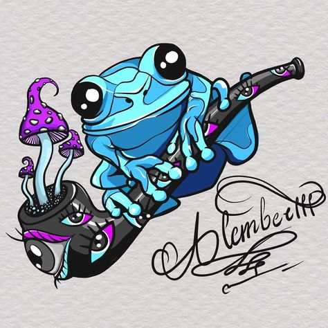 New School Frog Tattoo, Posca Animals, Frog Graffiti, Tattoo Art Drawings Sketches, Drawings Tattoo Ideas, Octopus Artwork, Frog Logo, Frog Tattoos, Snake Tattoo Design