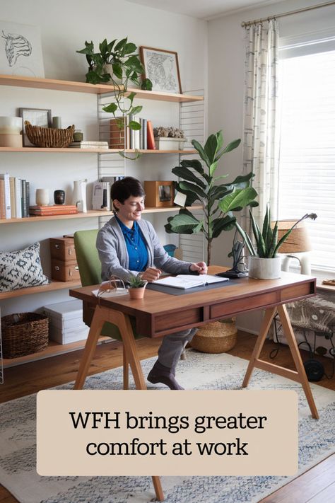 Tired of traditional office constraints? 🌟 WFH lets you create a space that suits your needs! Incorporate cozy office decor, comfy seating, and workspace inspiration to make every workday enjoyable. 🛋️ Personalize your home office for the ultimate comfort and efficiency. ✨ Ready to transform your space? 🖌️💻🌟 #WFHOffice #ComfyHomeOffice #HomeOfficeInspiration #CozyOffice #SmallOfficeIdeas #HomeOfficeSetup #WorkFromHomeSetUp #ChicHomeDecor Cozy Office Decor, Ergonomic Home Office, Workspace Decor, Small Workspace, Cozy Office, Traditional Office, Online Writing Jobs, Work Space Decor, Comfy Seating