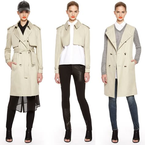 3 Times Is the Charm For DKNY's Convertible Trench Convertible Fashion, Convertible Clothing, Ropa Upcycling, Donna Karan, In Boston, Trench Coats, Fashion Details, Signature Style, Passion For Fashion