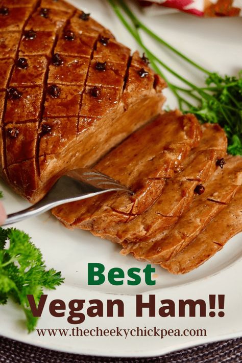 Sandwich Pairings, Vegetarian Ham, Vegan Ham Recipe, Seitan Roast, Vegan Ham, Vegan Meat Recipe, Vegan Meat Substitutes, Seitan Recipes, Ham Recipe