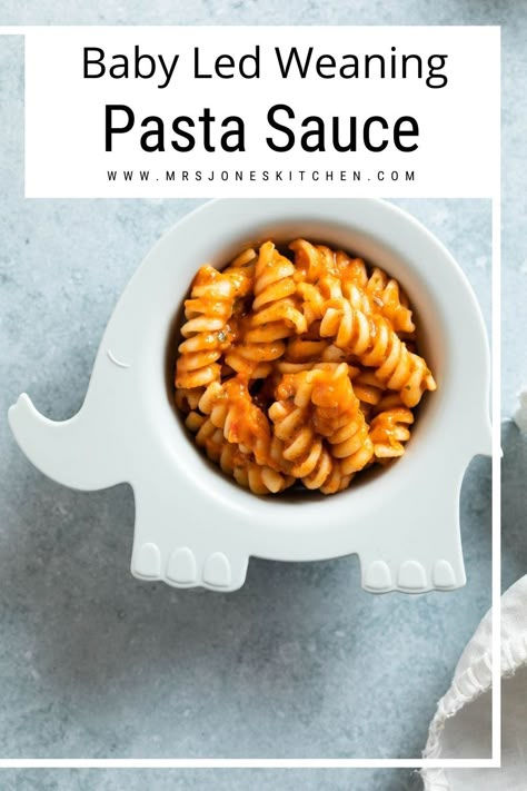 Blw Recipes Dairy Free, Meals With Baby Potatoes, Blw Pasta Recipes, Pasta Recipes For Toddlers, Baby Pasta Sauce Recipes, Blw Pasta, Blw Lentil Recipes, Blw Spaghetti, Toddler Pasta Sauce