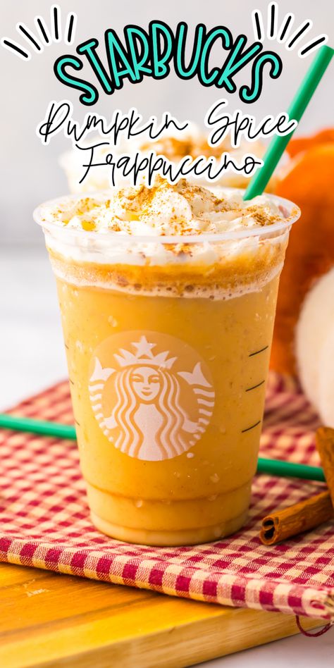 Copycat Starbucks Pumpkin Spice Frappuccino Make Your Own Frappuccino, Pumpkin Spice Frappe Recipe, Diy Frappe Recipes At Home, Starbucks Pumpkin Recipes, Pumpkin Frappe Recipe, Pumpkin Chai Latte Recipe, Pumpkin Spice Frappuccino Recipe, Pumpkin Spice Frappe, Pumpkin Frappe