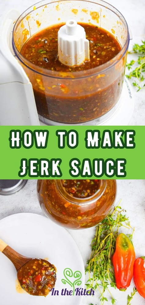 Jamaican Sweet Ginger Gravy, How To Make Jerk Sauce, Jamaican Pepper Sauce, Jamaican Jerk Bbq Sauce Recipe, Homemade Jerk Sauce, Pineapple Jerk Sauce, Jamaican Jerk Sauce Recipe, Jerk Gravy Recipe, Jerk Sauce Recipe Authentic