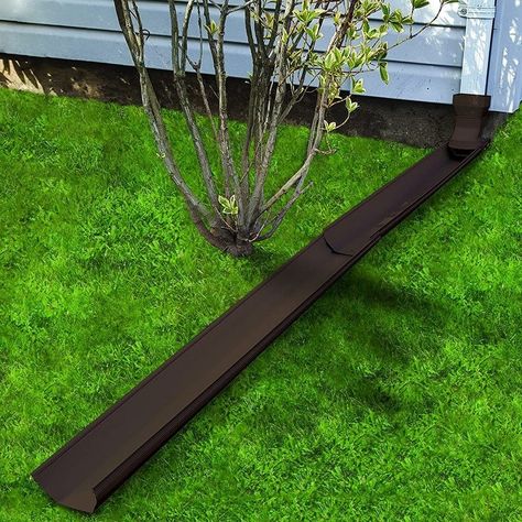 Amazon has the Frost King GWS3B Tilt N’ Drain Downspout Extender, 3′. Long, Extends To 6′.,,, Brown marked down from $17.99 to $11.00 and it ships for free with your Prime Membership or any $25 purchase. That is 39% off retail price! Extends downspout from 3’ to 6’ Fits 3” and 4” downspouts Directs water… Gutter Downspout Extension, Downspout Extension, Splash Blocks, Ace Hardware, Water Flow, Lawn Care, Daily Deals, Drain, 4 Inch