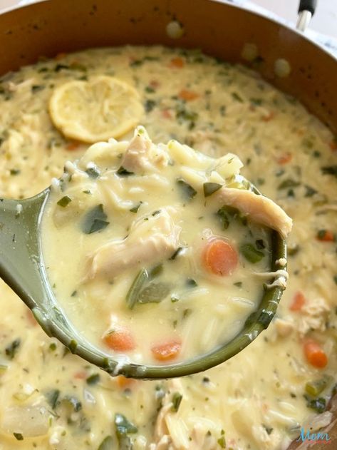 Spring Soup Recipes, Lemon Orzo Soup, Lemon Chicken Orzo, Orzo Soup Recipes, Spring Soups, Zesty Chicken, Recipe Soup, Creamy Lemon Chicken, Orzo Soup