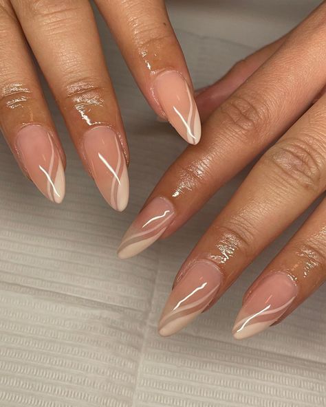 Gel-x only 💅🏼 on Instagram: “Simple ✨” Nail Ideas Summer Almond, Simple Almond Acrylic Nails, Gel X Nail Ideas, Nail Ideas Summer, Gel X Nail, Gel X Nails, X Nails, Nagel Design, Almond Acrylic