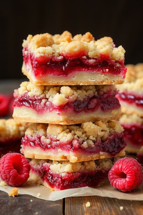 Raspberry Crumb Bars Cream Cheese Based Desserts, Cranberry Bars With Cream Cheese, Brownie Bread, Raspberry Crumb Bars, Cranberry Filling, Crunch Bars Recipe, Raspberry Crumble Bars, Cranberry Bars, Cheese Bars