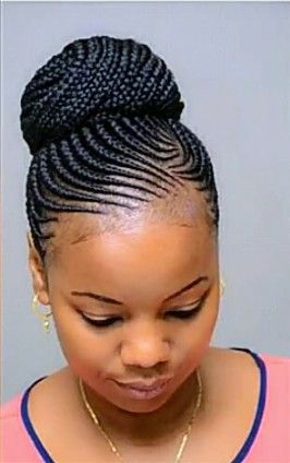 Conrow Ponytails Updo, Nairobi Lines Hairstyle, Latest Ghana Weaving Hairstyles, Latest Ghana Weaving, Hairstyles Ideas For Long Hair, Ghana Weaving Hairstyles, Cornrow Updo Hairstyles, Crochet Hair Braids, Hairstyles For Thinning Hair