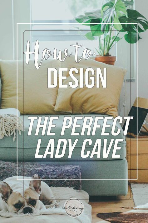 Move over man caves, it's all about lady caves and she sheds now! A woman cave is not all pink and frilly, it is a personal and peaceful space of your own! We will show you how to create the ultimate lady cave, she shed or small space for you to enjoy! #sheshedideas #sheshed #ladycave #womancave #ladycaveideas #herspace Womens Cave Room Ideas, Lady Lair Ideas, Mom Cave Ideas Inspiration, She Cave Room Ideas For Women, She Room Ideas For Women, Girl Cave Ideas Small Spaces, Lady Lounge Woman Cave, She Cave Ideas For Women, She Room Woman Cave