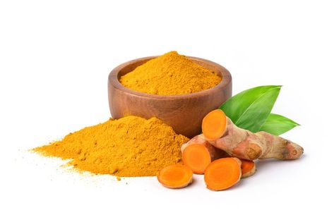 Finely dry turmeric (curcuma longa linn)... | Premium Photo #Freepik #photo #food #wood #leaf #health Indigestion Relief, Turmeric Ginger Tea, Turmeric Shots, Pitta Dosha, Sistem Pencernaan, Turmeric Vitamins, Organic Turmeric, Turmeric Benefits, Orange Spice