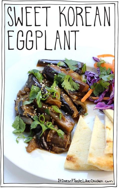 You searched for eggplant • It Doesn't Taste Like Chicken Korean Eggplant, Eggplant Vegan, Korean Food Recipes, Vegetarian Gluten Free, Vegan Asian, Korean Recipes, Like Chicken, Eggplant Recipes, Korean Bbq