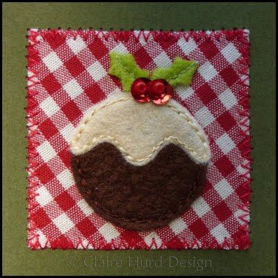 Felt Cards, Christmas Brownies, Fabric Cards, Felt Christmas Decorations, Christmas Pudding, Card Collection, Early Bird, Felt Christmas, Diy Arts And Crafts