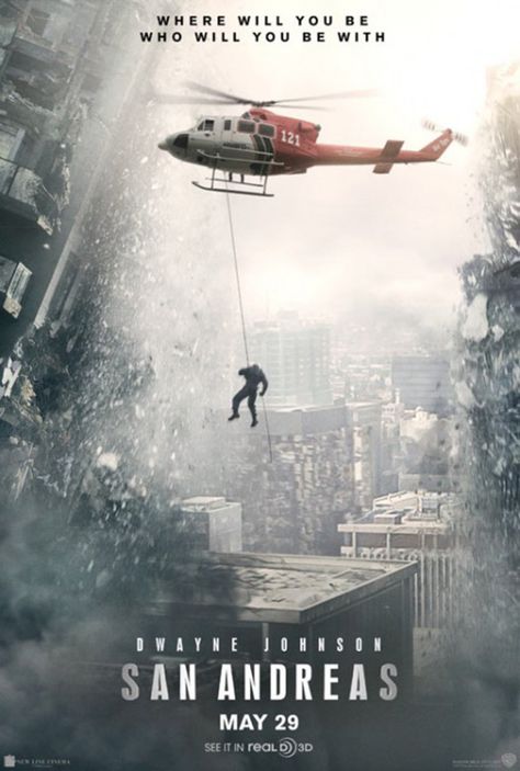 San Andreas MAY 29, 2015 starring Dwayne Johnson San Andreas Movie, Disaster Movie, Carla Gugino, Movie Guide, Summer Movie, Film Watch, The Lone Ranger, See Movie, My Favorite Movies