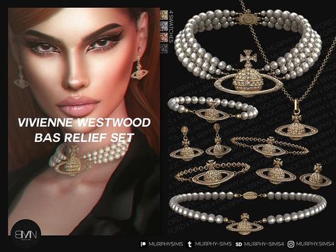 𝗠𝗨𝗥𝗣𝗛𝗬 | 𝗕𝗥�𝗔𝗗𝗙𝗢𝗥𝗗 | 𝗡𝗢𝗖𝗧𝗜𝗦 on Instagram: “Vivienne Westwood Bas Relief Set Available now #sims4 #thesims4 #simstagram #simblr #sl #imvu #secondlife #sims4rp #sims4roleplay #thesims…” Ts4 Vivienne Westwood, Sims Vivienne Westwood, Ts4 Vivienne Westwood Cc, Sims 4 Cc Vivienne Westwood Necklace, Sims Vivienne Westwood Cc, Sims 4 Cc Clothes Vivienne Westwood, Vivienne Westwood Sims 4 Cc, Sims 4 Vivienne Westwood Cc, Sims 4 Cc Vivienne Westwood