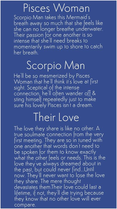 Pisces Woman Scorpio Man in Love Compatibility Pisces Woman Scorpio Man, Pisces And Scorpio Compatibility, Scorpio Man In Love, Pieces And Scorpio, Pisces Male, Scorpio And Pisces Relationship, Female Pisces, Scoop Troop, Scorpio Female