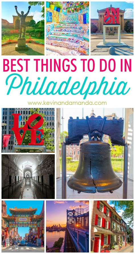 The BEST Things To Do in Philadelphia ~ an ultimate guide to what to do in Philadelphia #Philadelphia #philly #travel #pennsylvania #libertybell Philadelphia Things To Do In One Day, Philly Christmas, Philadelphia Things To Do, Philadelphia Travel, Things To Do In Philadelphia, Visit Philly, Visit Philadelphia, Pennsylvania Travel, East Coast Travel