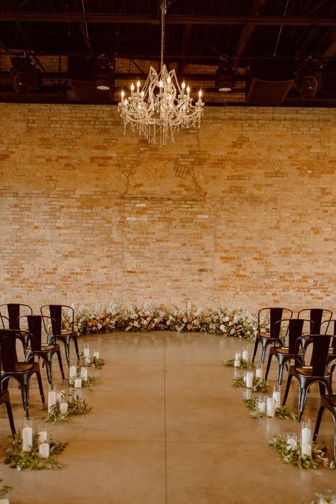 ground arch of florals Ceremony Aisle Decor Indoor, Indoor Ceremony Backdrop, Wedding Arch Indoor, Ceremony Space Decor, Wedding Chapel Ideas, Ceremony Backdrop Indoor, Ceremony Decorations Indoor, Simple Wedding Arch, Wedding Ceremony Decorations Indoor