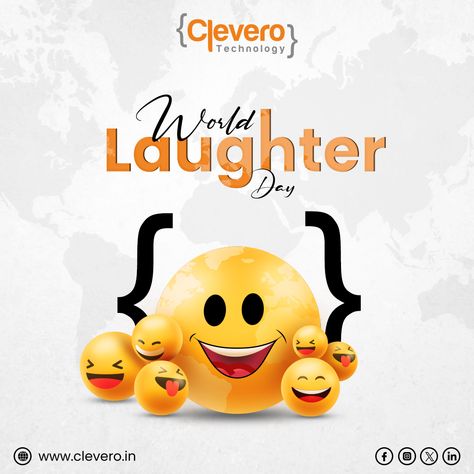 Laughter is a universal language that brings people together and lightens the soul. Let's spread positivity, share a moment of joy with those around us and spread laughter wherever we go. Happy World Laughter Day!!😄😃 #worldlaughterday #spreadjoy #positivevibes #joyfulconnections #laughter #happiness #spreadingsmiles #cleverotechnology World Laughter Day, Laughter Day, Universal Language, Spread Positivity, People Together, Positive Vibes, Bring It On, In This Moment, Let It Be