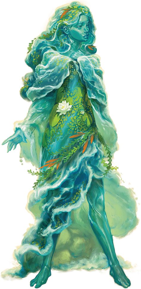 Sea Elves, Water Genasi, Water Spirits, Water Fairy, Water People, Water Spirit, Water Nymphs, Forgotten Realms, The Siren