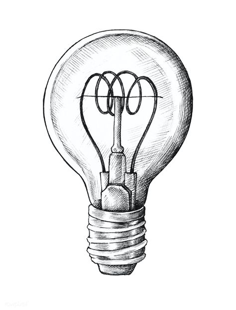 Flower In Lightbulb Drawing, Light Bulb Art Drawing, Light Bulb Sketch, Bulb Illustration, Light Bulb Illustration, Lightbulb Tattoo, Light Bulb Drawing, Light Bulb Art, Free Illustration Images