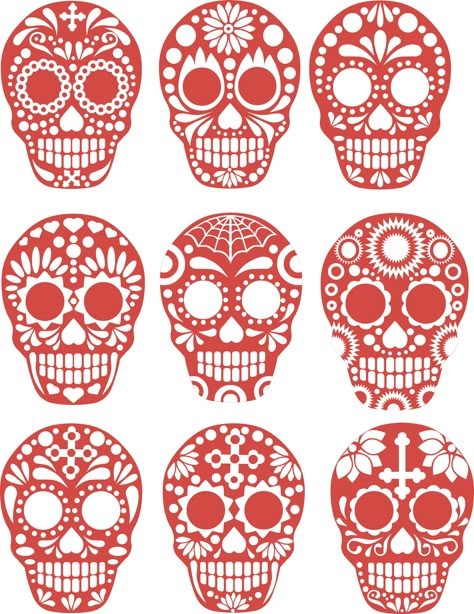 Sugar Skull Images, Sugar Skull Art Drawing, Skull Images, Skull Stencil, Mexican Sugar Skull, Mexican Skull, Den Mrtvých, Mexican Party Theme, Mexican Holiday