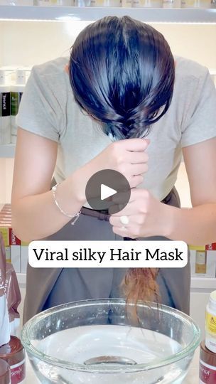 3.1M views · 27K reactions | DIY Viral Silky/Shiny Chinese Hair Mask at home #hair #haircare #hairfall #haircolor #beauty #longhair #shinyhair | DIY Viral Silky/Shiny Chinese Hair Mask at home #hair #haircare #hairfall #haircolor #beauty #longhair #shinyhair | By Beautiful YouFacebook Silky Hair Mask, Shiny Hair Mask, Hair Mask At Home, Super Shiny Hair, Silky Shiny Hair, Clear Skin Diet, Mask At Home, Hair Mask Recipe, Pop Art Makeup