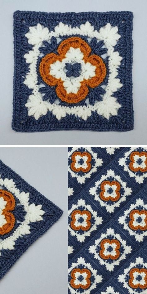 Easy Crochet Flower, 366 Days, Crochet Flower Squares, Flower Step By Step, Gorgeous Crochet, Crochet Flowers Easy, Flowers Easy, Crochet Blanket Designs, Crochet Bows