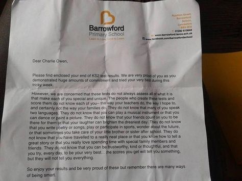 We should send a version of this letter to our students every year! Letter To Students, Exam Results, Standardized Testing, School Counseling, Learn To Love, Primary School, Classroom Management, Success Quotes, Encouragement