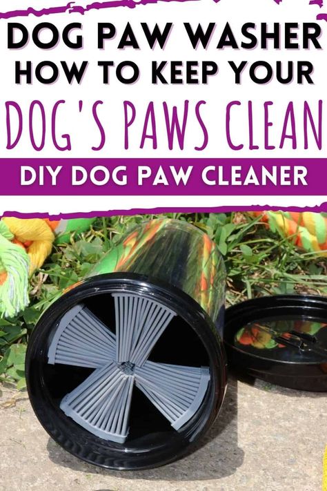 Diy Dog Paw Washer, Dog Paw Cleaner Diy, Dog Paw Washing Station Diy, Diy Paw Cleaner For Dogs, Dog Paw Wash, Paw Cleaning Station, Muddy Dog Paw Solutions, Dog Paw Washing Station, Dog Paw Cleaning Station