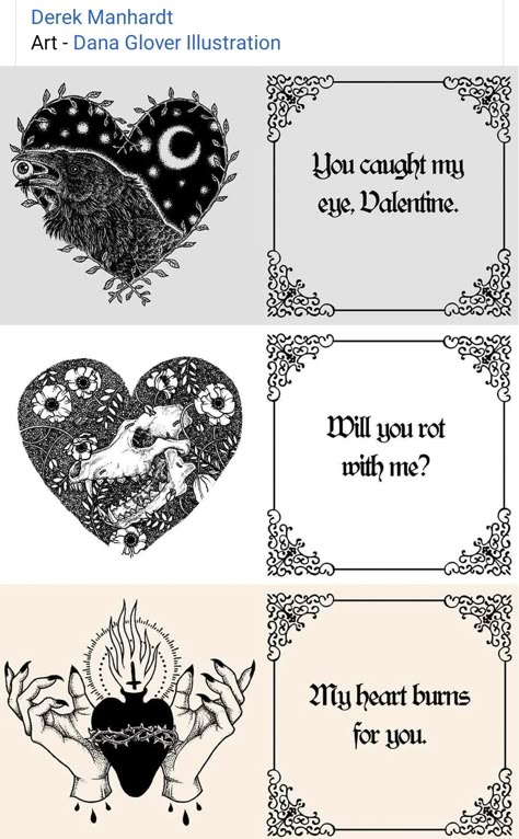 Creepy Valentines Cards, Gothic Valentines Day Cards, Goth Valentines Day Gifts Diy, Vampire Valentines Day, Goth Valentines Day Card, Goth Valentines Card, Cryptid Valentine, Creepy Valentines Art, Valentines Cards Aesthetic