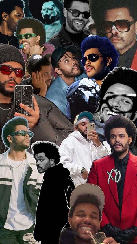 Collage de the weeknd Weeknd Collage, The Weekend Wallpaper, Weekend Wallpaper, The Weeknd Wallpaper Iphone, Starboy The Weeknd, The Weeknd Poster, Minimalist Wallpaper, After Hours, Best Artist