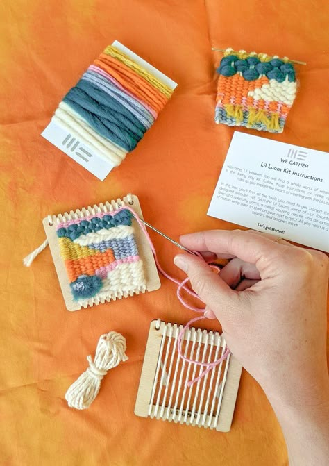 Textile Studio, Weaving Loom Diy, Weaving Kit, Easter Decorations Christian Church, Mode Crochet, Morning Mist, Scarf Knitting, Easter Decorations Christian, Beginners Knitting