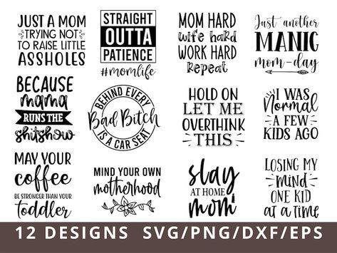 Mom Svg Bundle Funny Mom Svg Behind Every Bad Bitch is a Car - Etsy Canada Quotes For Drawing, Free Mom Svg, Candle Svg, Mom Svg Files, Mothers Day Baskets, Mom So Hard, Funny Mom Svg, Stickers To Make, Mom Car