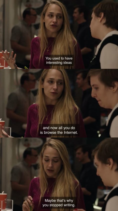 tv show quotes that make you think Girls Hbo Aesthetic, Girls Tv Show Hbo, Jessa Johansson, Jessa Girls, Mercury In Aquarius, Girls Tv Show, Girls Hbo, 2025 Mood, Meme Maker