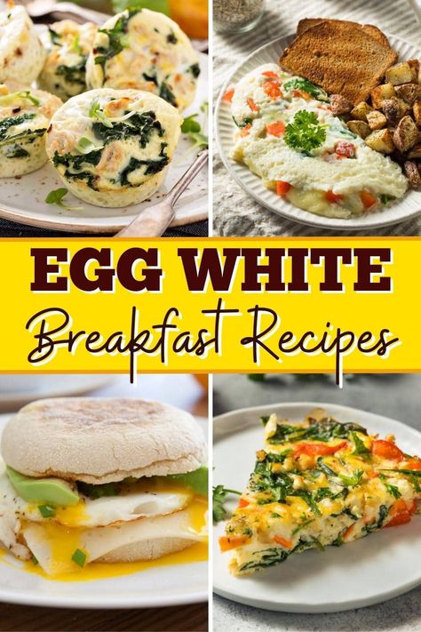 Egg White Breakfast Recipes, Recipe Using Egg Whites, Egg White Bake, Creative Egg Recipes, Egg White Breakfast, Protein Egg, Egg White Recipes, Healthy Eggs, Boiled Egg Diet